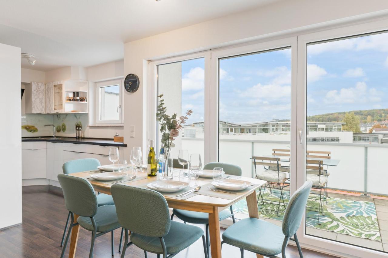Design-Apartment - Kueche - Dachterrasse - Zentral Leinfelden-Echterdingen Zewnętrze zdjęcie
