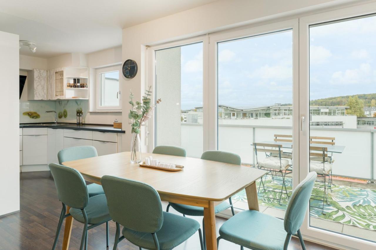 Design-Apartment - Kueche - Dachterrasse - Zentral Leinfelden-Echterdingen Zewnętrze zdjęcie