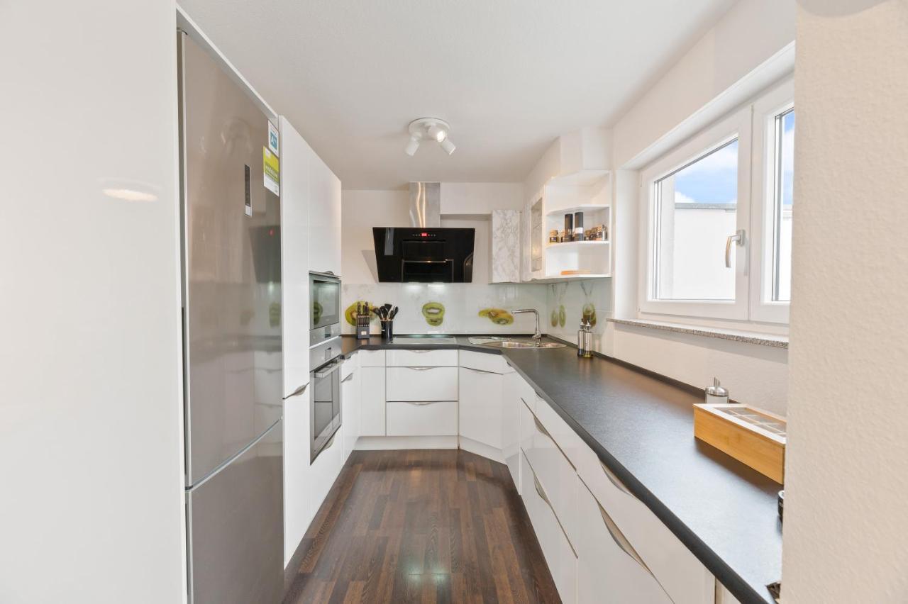 Design-Apartment - Kueche - Dachterrasse - Zentral Leinfelden-Echterdingen Zewnętrze zdjęcie