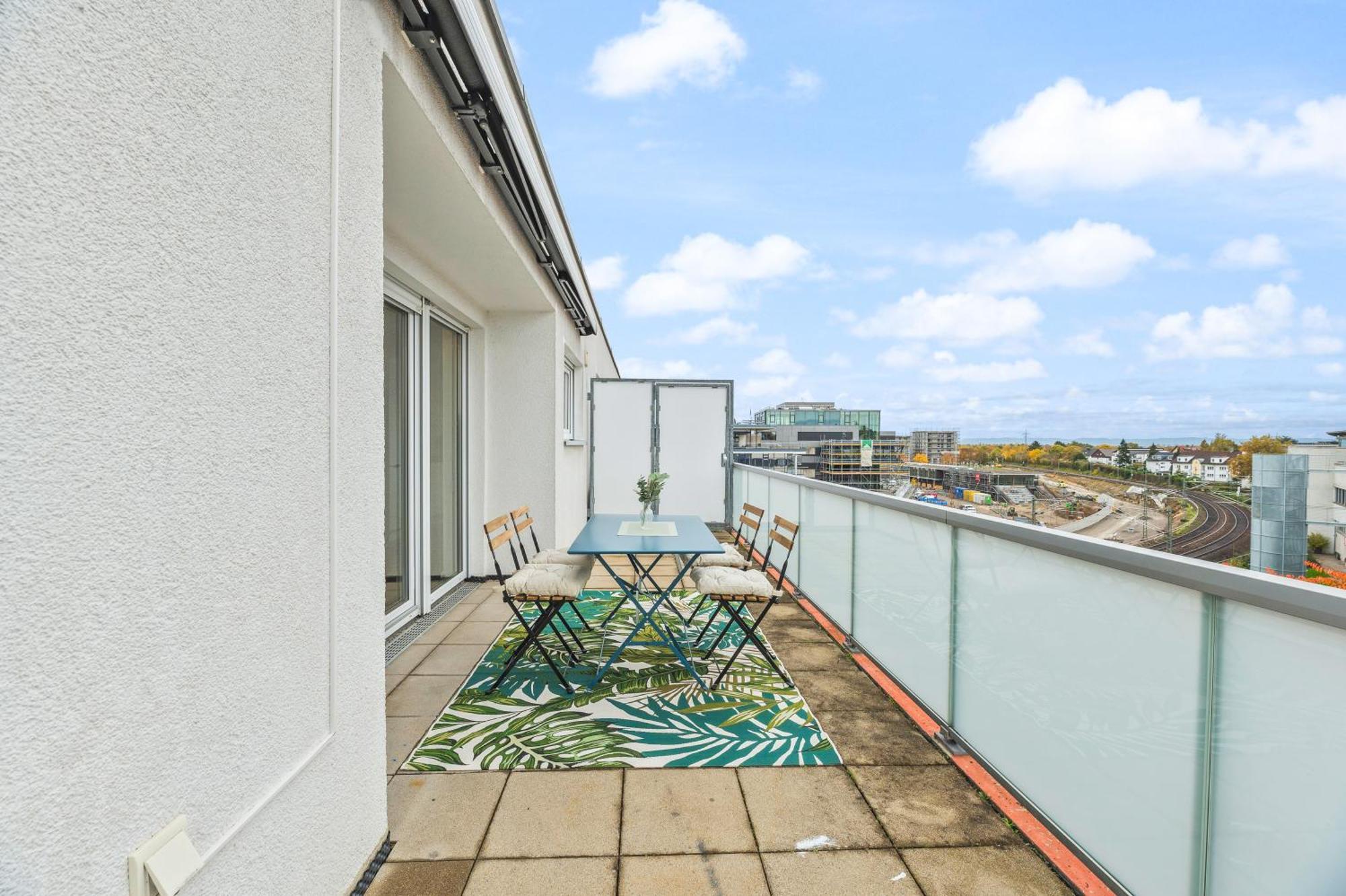 Design-Apartment - Kueche - Dachterrasse - Zentral Leinfelden-Echterdingen Zewnętrze zdjęcie